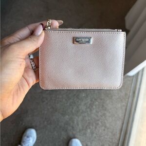 Kate Spade Blush Pink Zip Wallet